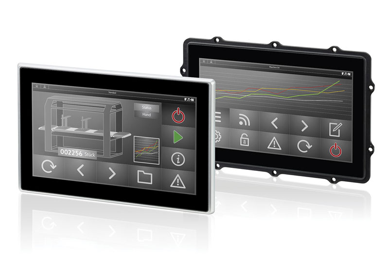 XV300 è disponibile con display widescreen con vetro temprato, liscio e antiriflesso. food Food: il panel PLC per una produzione 4.0 2 1