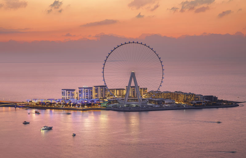Il nastro trasportatore della ruota panoramica di Dubai utilizza tre unità inverter di Yaskawa