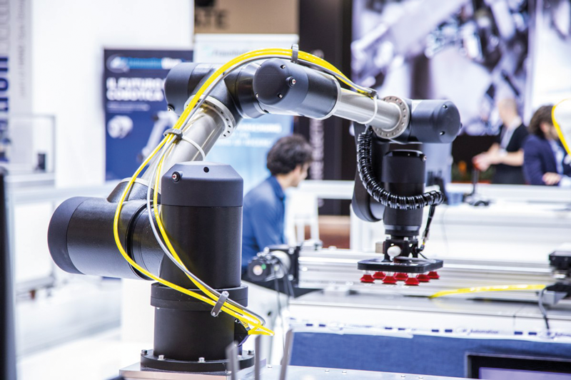 Nell’area “District 4.0”, uno dei settori protagonisti è quello della robotica.