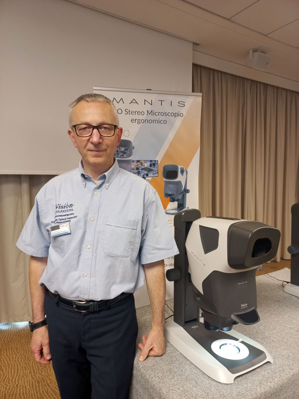 Michelangelo Prendin, General Manager in Vision Engineering Italy. Michelangelo Prendin, General Manager in Vision Engineering Italy.