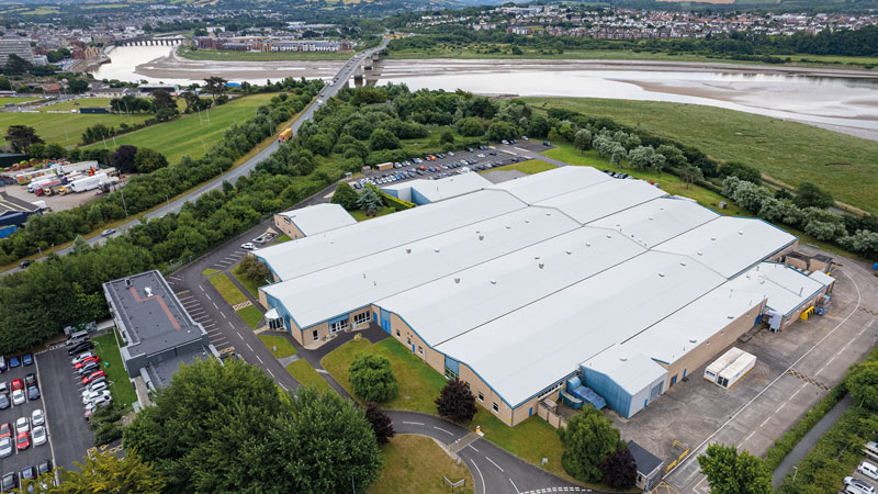 Lo stabilimento di Parker a Barnstaple, nel Regno Unito.