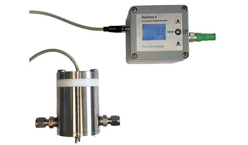 L’analizzatore OxyTrans II di Precision Fluid Controls.
