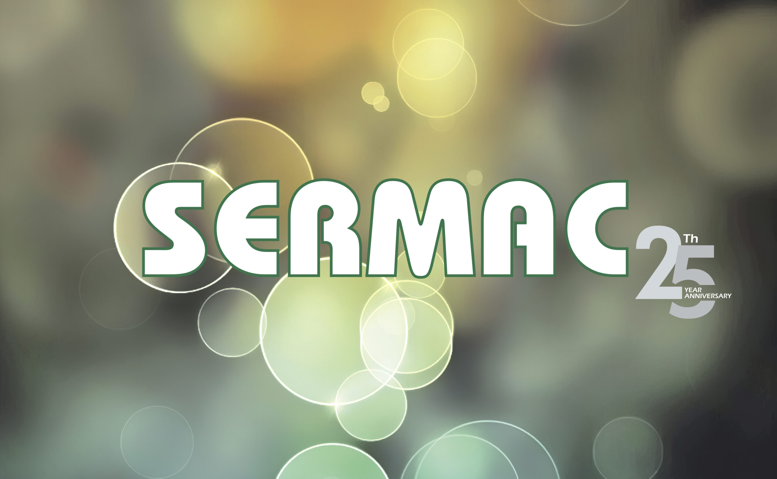 SERMAC  Sermac celebra 25 anni nell&#8217;innovazione tecnologica industriale def 11 03 2025 Sermac logo 25Th sfondo scaled