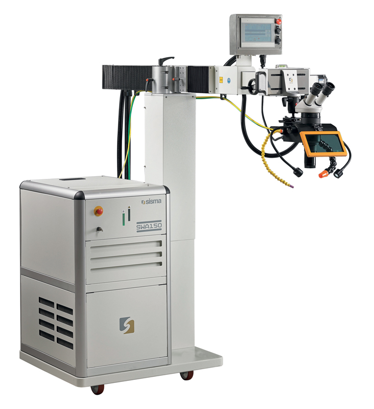 I sistemi laser per la saldatura e la riparazione di stampi SWA sono progettati da SISMA per affrontare lunghe sessioni di lavoro quotidiane senza perdere in precisione e qualità del risultato.
