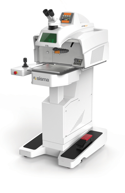 LM-B è una linea di impianti di saldatura semi-manuale per la riparazione stampi di piccole dimensioni.