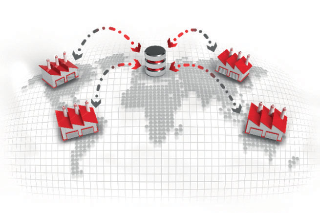 Grazie a TopSolid’Pdm Multisite l’utilizzatore può replicare e condividere i dati tra i vari siti produttivi dell’azienda nel mondo.
