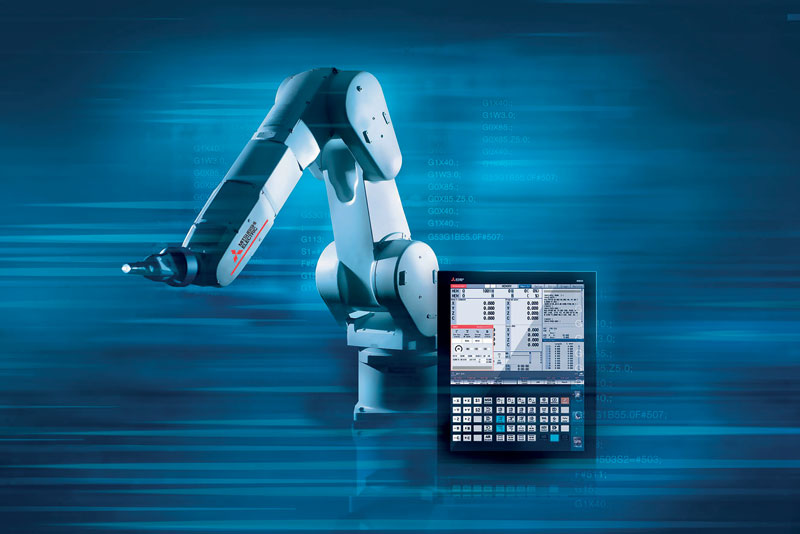 La funzione DRC (Direct Robot Control) consente agli operatori di macchine utensili di programmare rapidamente i robot direttamente dal pannello CNC utilizzando i codici G nel programma di lavoro, senza competenze specialistiche.