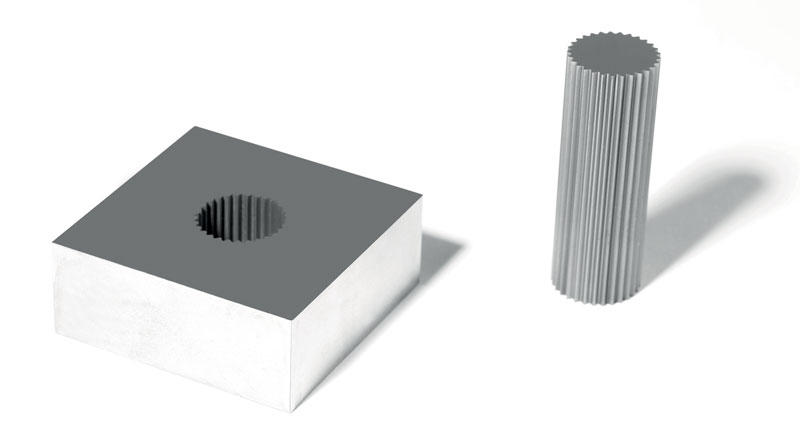 Componenti realizzati grazie agli impianti per elettroerosione a filo di GF Machining Solutions.