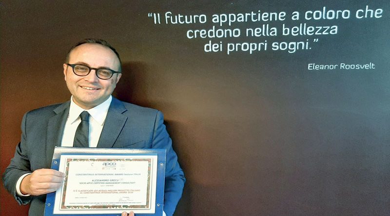 Premiato un progetto di riorganizzazione