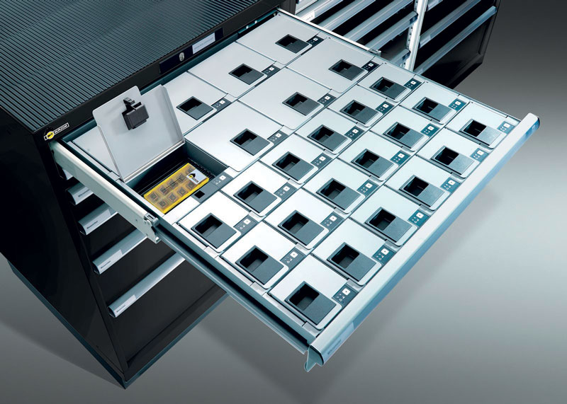 La cassettiera personalizzabile BFT-Electronic Tool Management. 