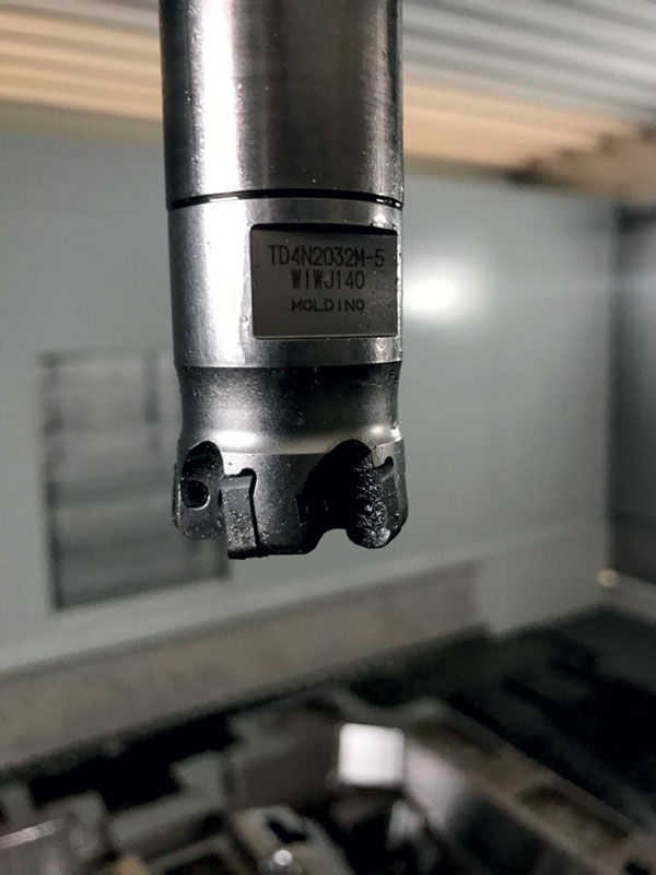 Utensile Moldino utilizzato in attrezzeria da Plastmeccanica.