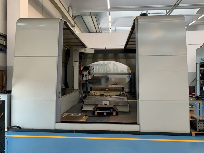 Il primo centro di foratura profonda acquistato da R.S. Meccanica, il modello IMSA MF1500BB.
