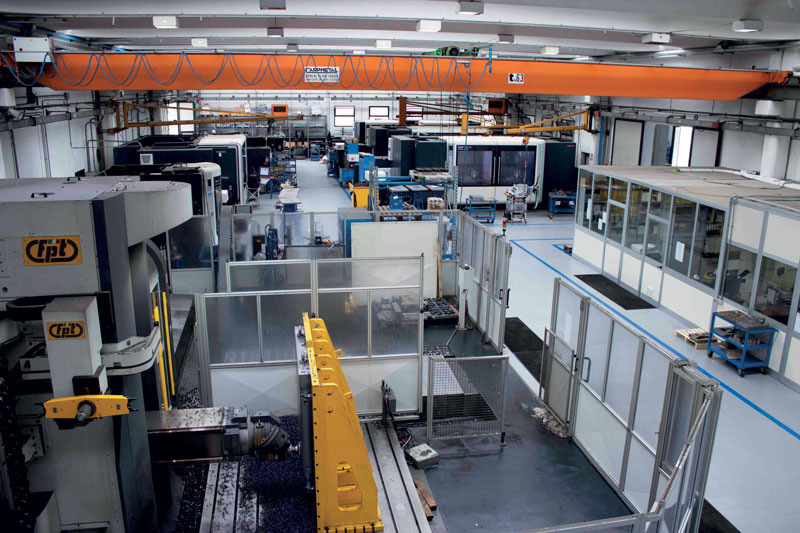 Vista dei reparti produttivi MECCANICA PI.ERRE.