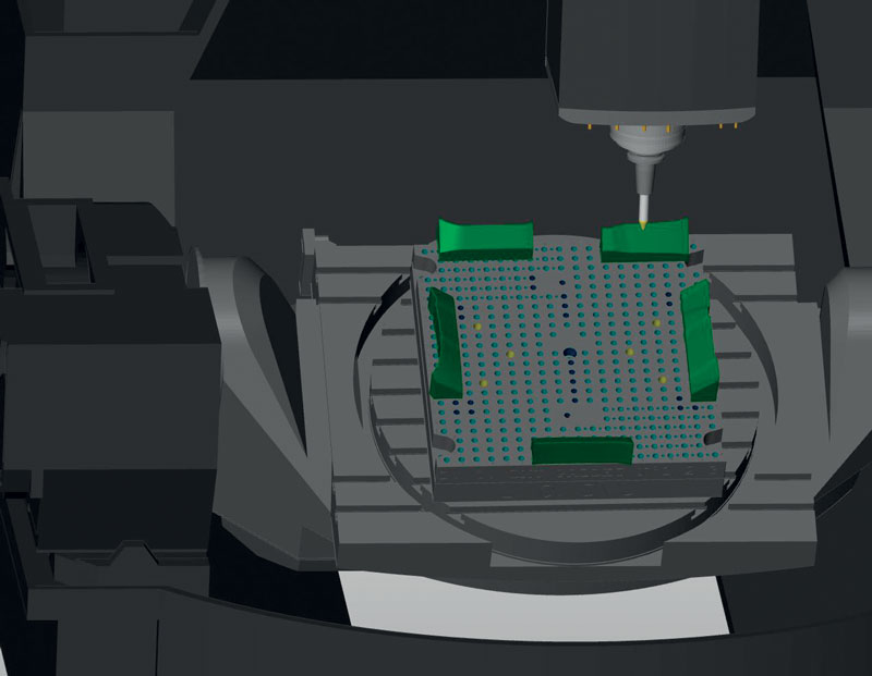 Per la fresatura a cinque assi continui, MECCANICA PI.ERRE utilizza il sistema CAM hyperMILL® di OPEN MIND.
