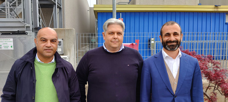 Da sinistra: Vittorio Ollapally, agente di vendita RTC Couplings; Daniele Boccalon, Tool Shops & Tool Maintenance Manager, Sales Technical, R&D di Pezzutti Group; Stefano Borrello, Direttore Vendite Italia RTC Couplings.