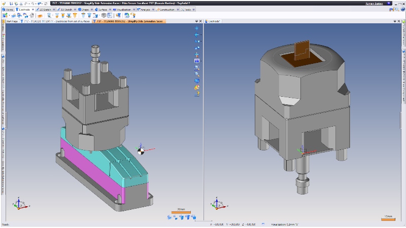 TopSolid’Mold è il modulo CAD dedicato agli stampisti