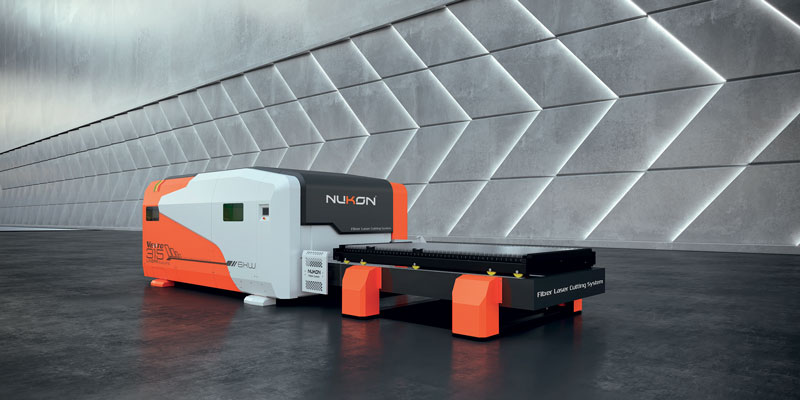Nukon Vento è una ideale per le esigenze di taglio della moderna Fabbrica Digitale nel campo della lamiera piana.