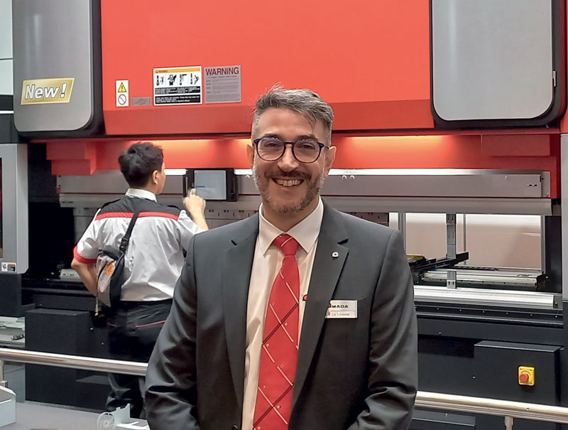 Luca Colombi, Manager in AMADA Engineering Europe.