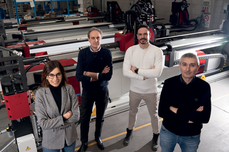 Il team di Stargroup: da sinistra Erika Carbone, Stefano dal Lago, Simone Bragato e Marco Tironi.