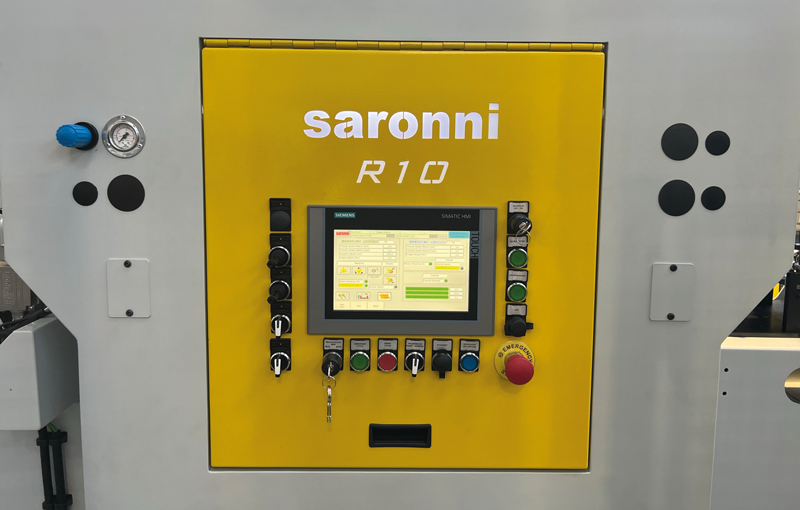 La raddrizzatrice Saronni è dotata di ASA (Automatic Straightening Adjustment), un software che in automatico si autoregola per garantire i valori di planarità richiesti.