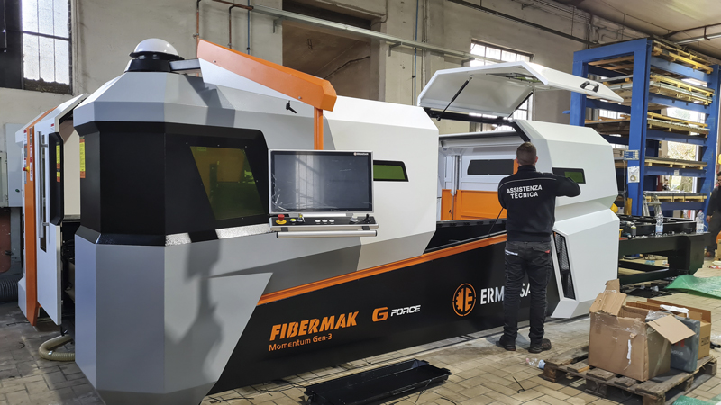 Grazie al laser fibra Fibermak il Gruppo MCM ha visto un deciso incremento della produttività.