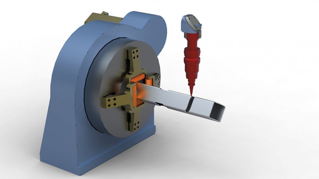 RADTUBE, il modulo RADAN per controllare sia macchine utensili dedicate al taglio dei tubi sia macchine combinate per taglio 5 assi e taglio tubi.