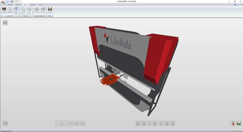 L’ambiente 3D simulato e integrato in Libellula.BEND permette di avere a disposizione un ambiente ottimizzato e configurato in base a ogni esigenza.