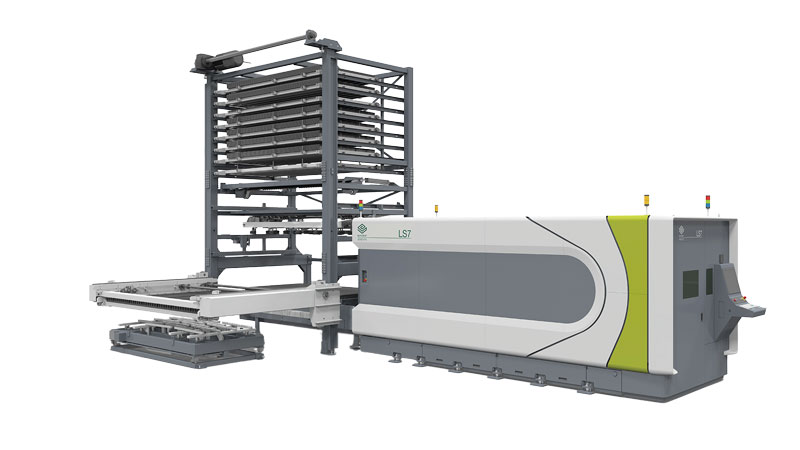 Impianto LS7 con magazzino a torre.