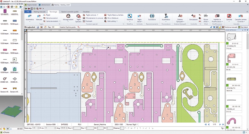 Il software Libellula.CUT crea o importa in un attimo particolari geometrici da qualsiasi altra piattaforma di disegno.