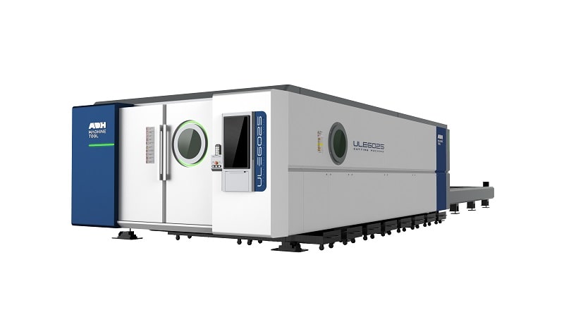 ADH propone la serie ULE, una soluzione per il taglio laser fibra a doppia tavola.