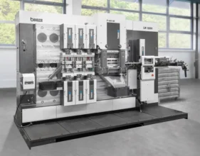 La Bihler LM 2000 offre soluzioni produttive efficienti dal punto di vista del materiale e del risparmio di risorse per i pezzi tranciati e piegati in nastro con la tecnologia degli utensili lineari.