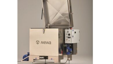 Mewa porta in fiera la lavapezzi automatica per piccoli e medi componenti