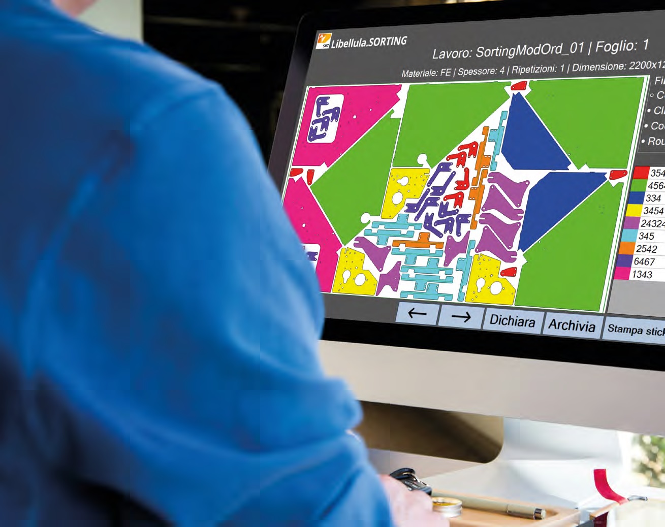 Con Libellula il sorting è un gioco di colori!
