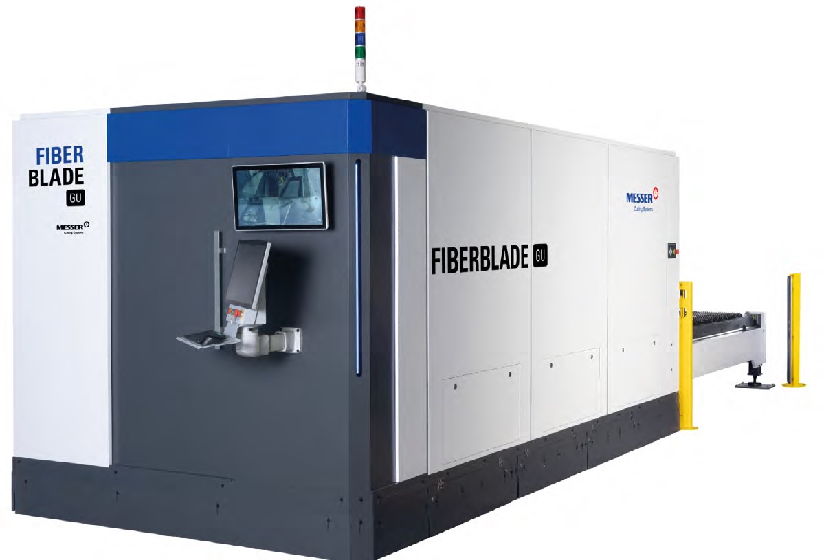 FIBERBLADE GU di Messer Cutting System è disponibile con sorgenti da 12 kW, 20 kW e 30 kW. © Messer Cutting Systems