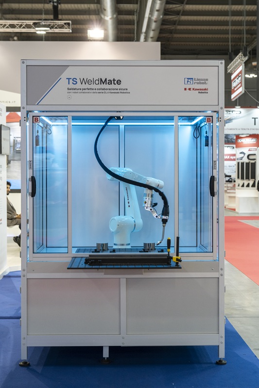 TS Weld Mate di Tiesse Robot è una soluzione che fonde compattezza, trasportabilità e semplicità d’uso.