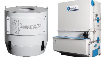 Con Clean Mist PRO (a sinistra) e Idrodust Compact (a destra), HF Group innova la filtrazione industriale per la massima qualità dell’aria.