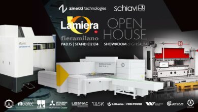 A Ghisalba (BG), si terrà l’Open House ufficiale all’interno del nuovo showroom del Gruppo Zinetti con dimostrazioni dal vivo, consulenze e tecnologie di taglio, piega e punzonatura in funzione.