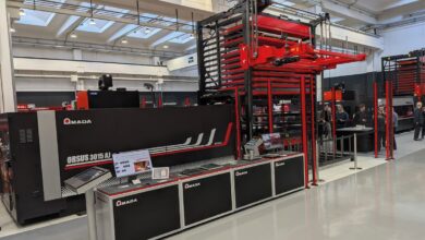 ORSUS-3015AJe di AMADA è disponibile con sorgenti laser da 3, 6 e 8 kW.