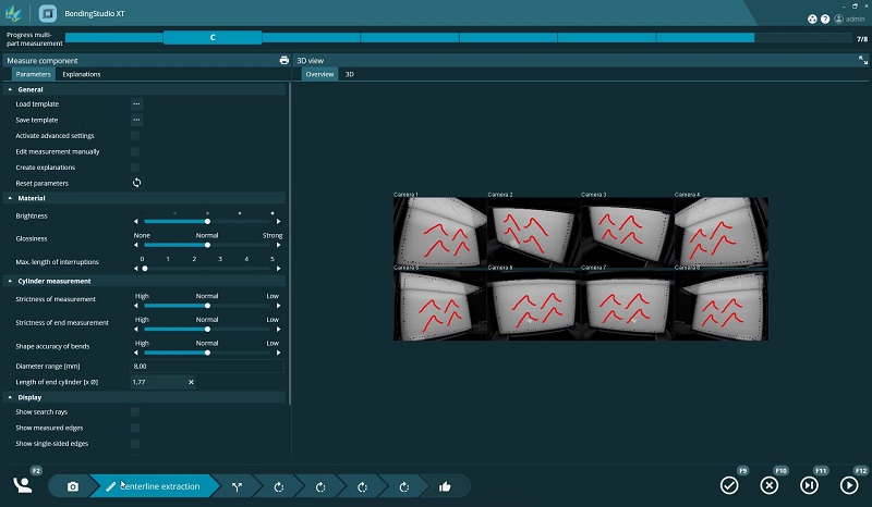 Con l'ultima versione di BendingStudio XT, TubeInspect di Hexagon rivoluziona la produttività grazie alla misurazione completa e simultanea di più pezzi.