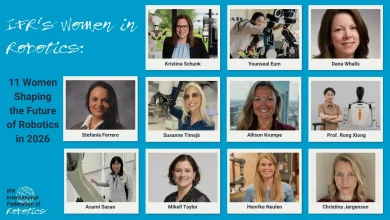 Le vincitrici dell’IFR’s Women in Robotics 2026.
