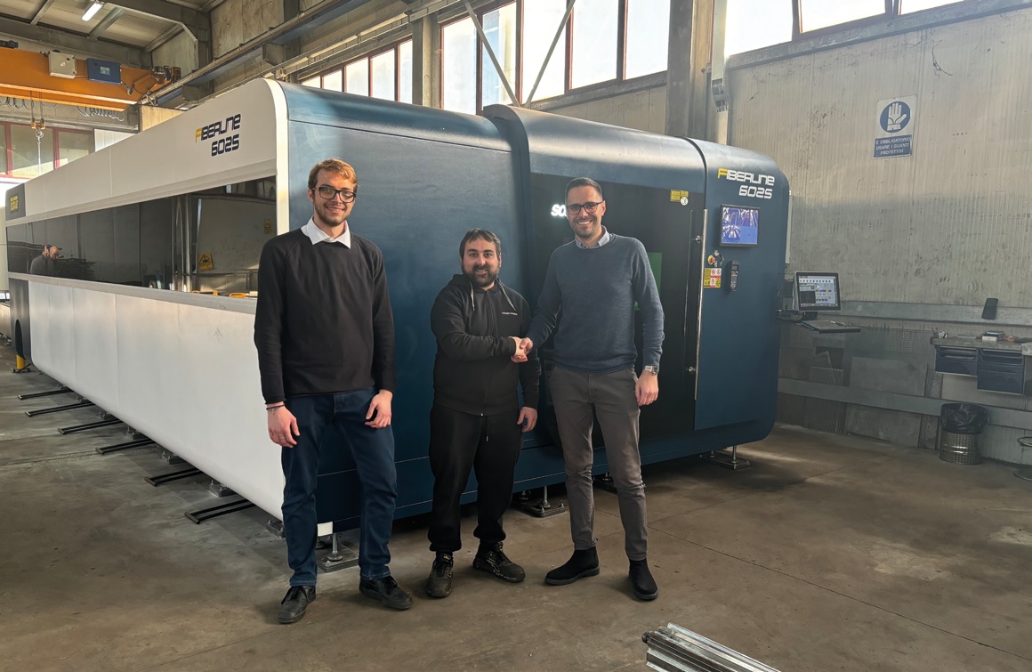 Da sinistra: Pietro Vaccari (LTsoft), Luca Felici (LAMIERPRESS) e Michele Trubini (LTsoft).