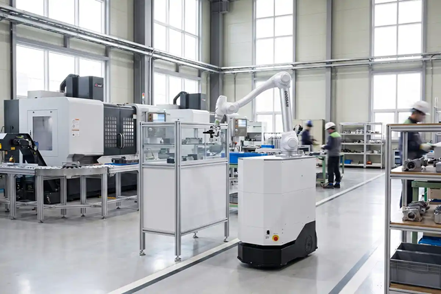 cobot asservimento macchine utensili