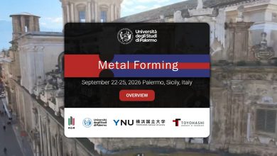 La 21ª edizione della Conferenza Internazionale Metal Forming si terrà a Palermo dal 22 al 25 settembre 2026.