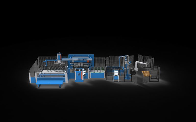 Una Express Bender EBe con dispositivo BTD (Bend Turning Device).