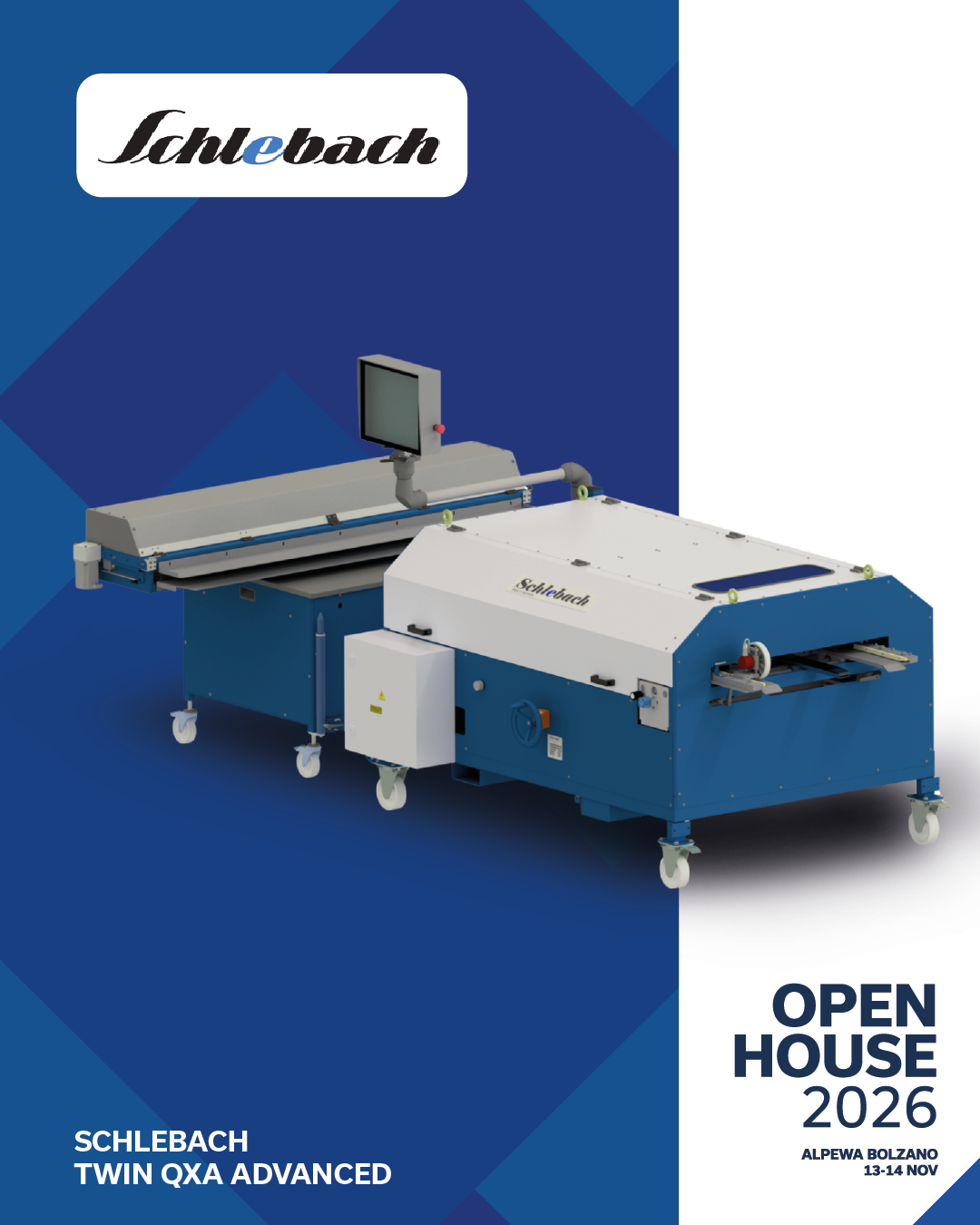 SCHLEBACH TWIN QXA ADVANCED all’ALPEWA Open House 2026