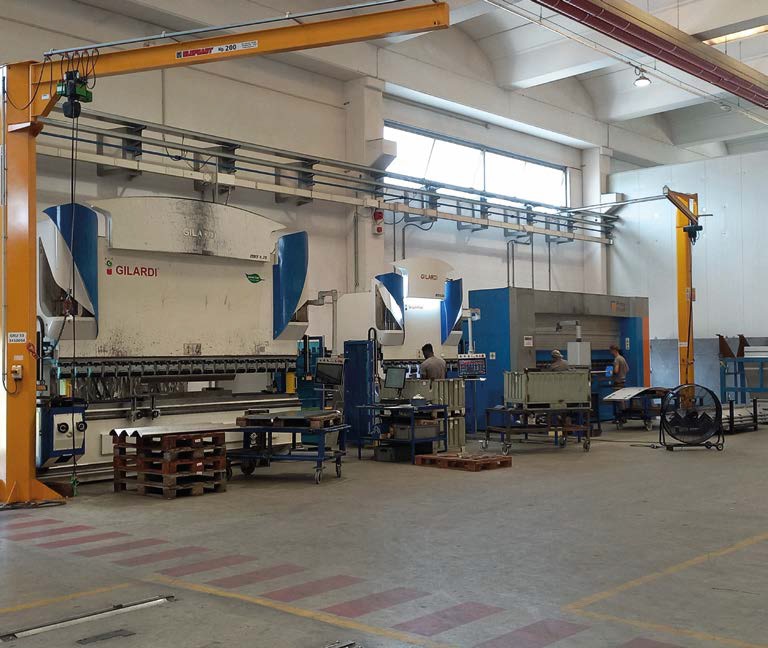 Giletta - Bucher Municipal utilizza anche due piegatrici Gilardi.