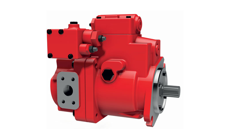 La rinnovata serie di pompe K3VL a pistoni assiali a cilindrata variabile per circuito aperto, di produzione Kawasaki, distribuita da HANSA-TMP.