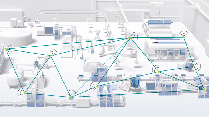 Il modulo radio WLAN 2100 di Phoenix Contact offre la modalità operativa WLAN Mesh.