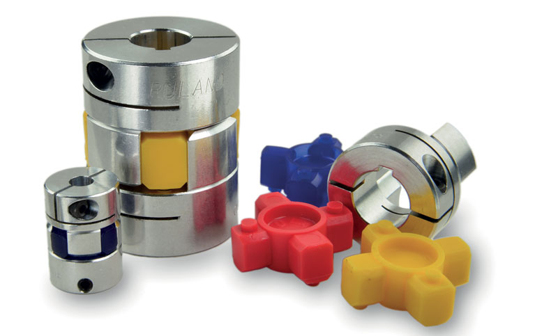 Spiders of Ruland Jaw couplings are available in three durometers.