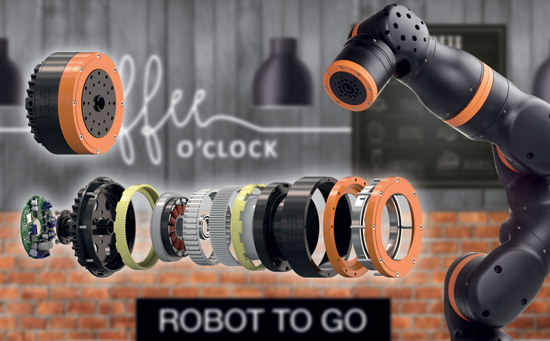 Con il kit di costruzione per riduttori armonici è possibile implementare, velocemente e con costi contenuti, molti nuovi progetti per i robot di servizio.